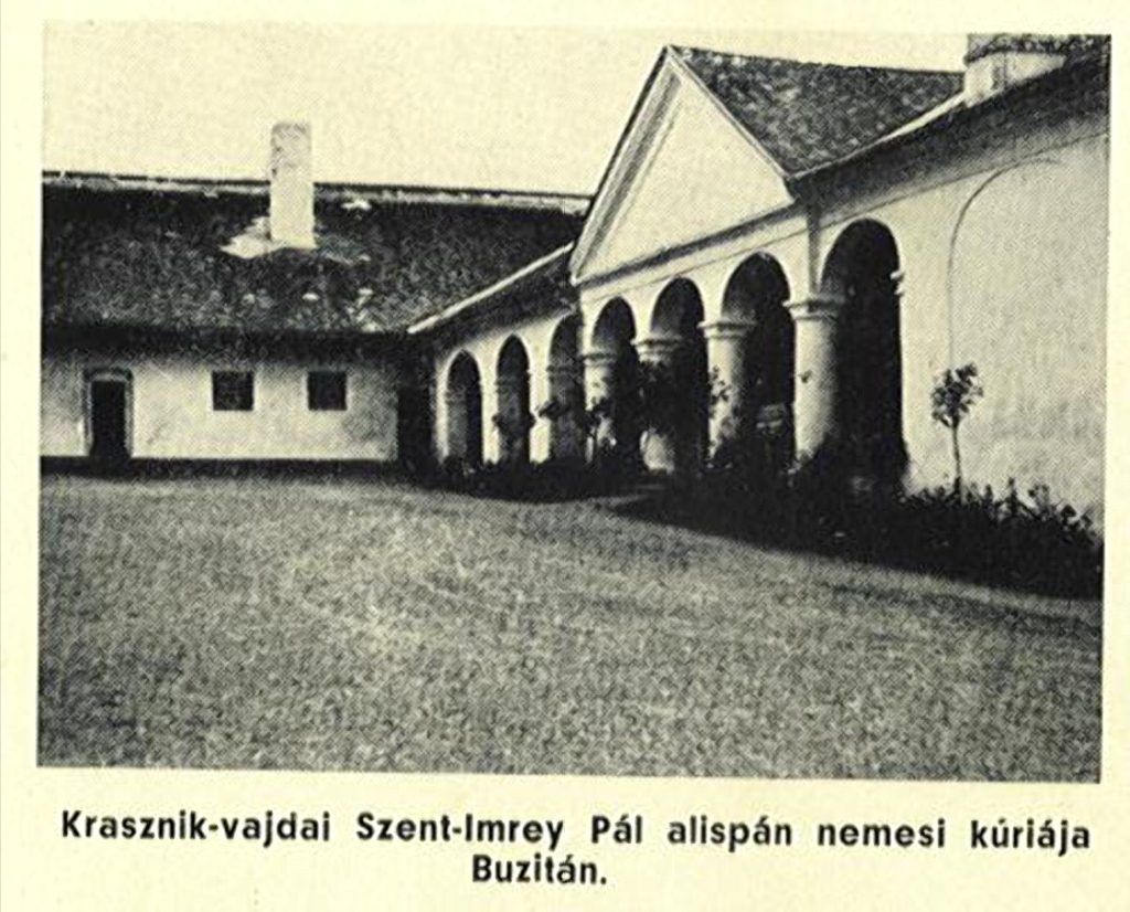 Szent-Imrey Pál alispán nemesi kúriája