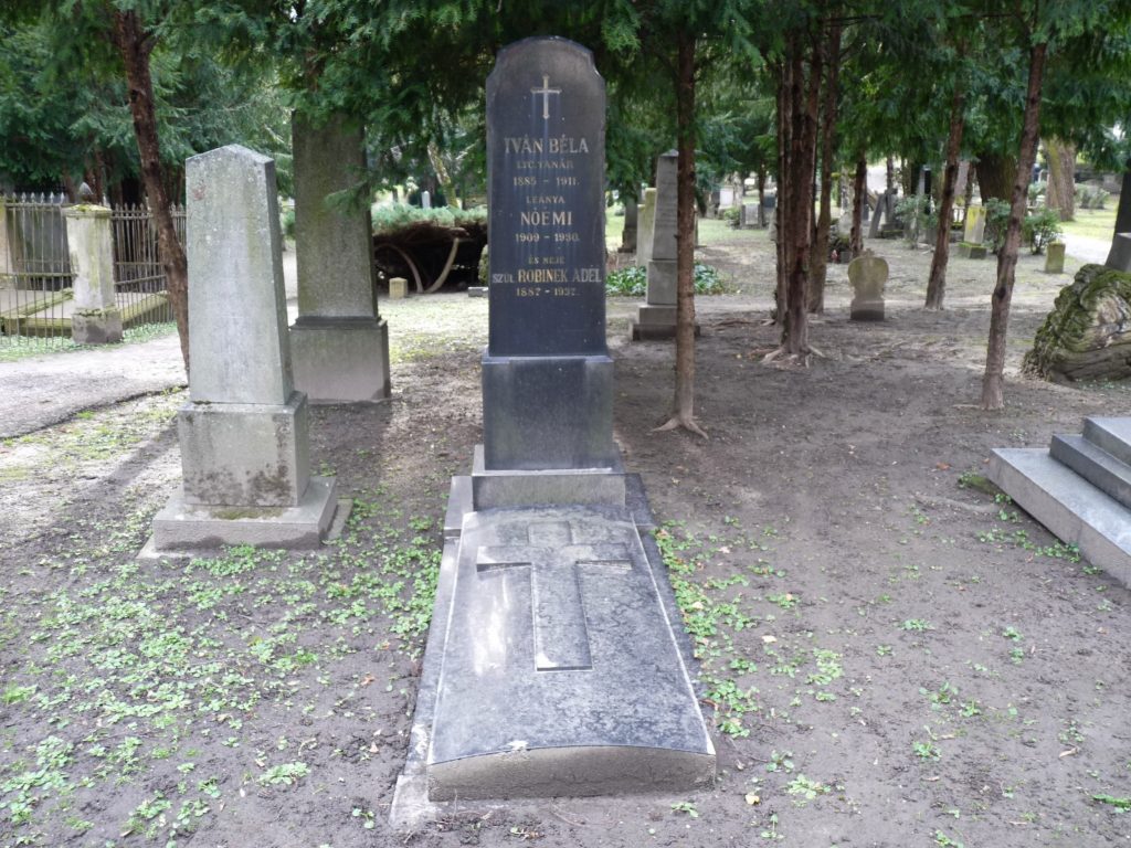 Iván Béla sírja
