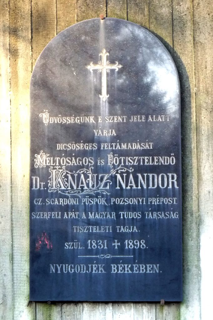 Knauz Nándor síremléke