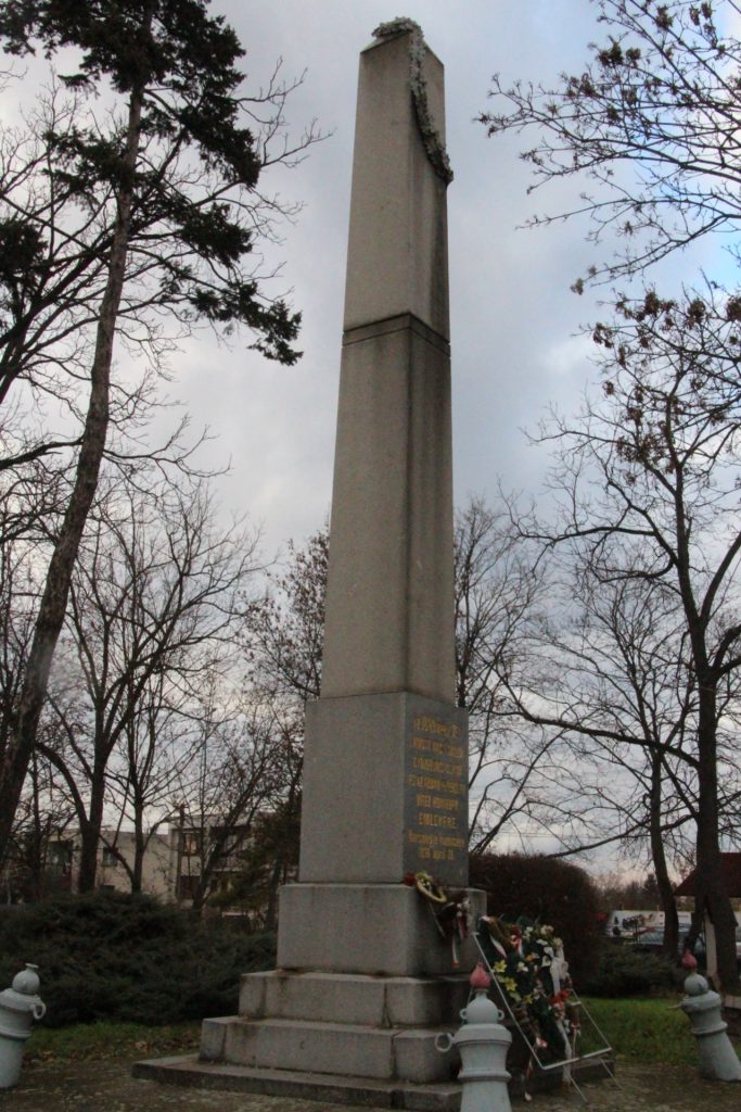 A szabadságharc nagysallói emlékműve