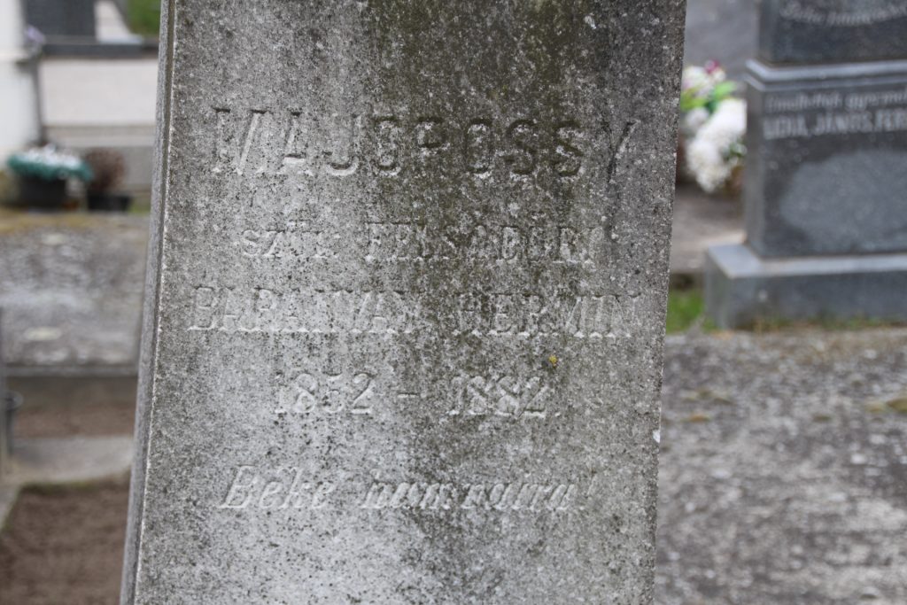 Baranyay József honvéd őrnagy síremléke