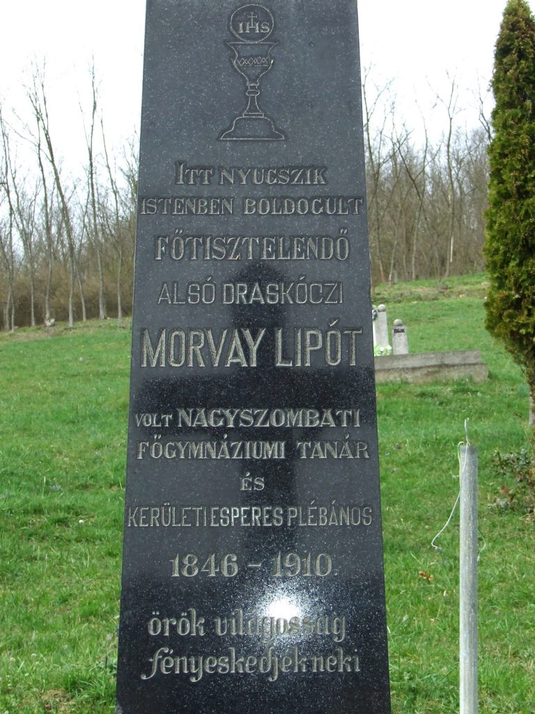 Alsó Draskóczi Morvay Lipót sírja