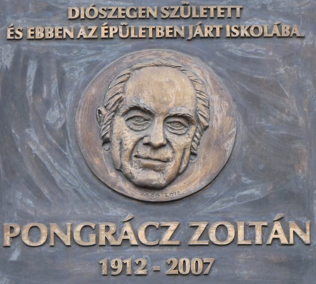 Pongrácz Zoltán emléktáblája