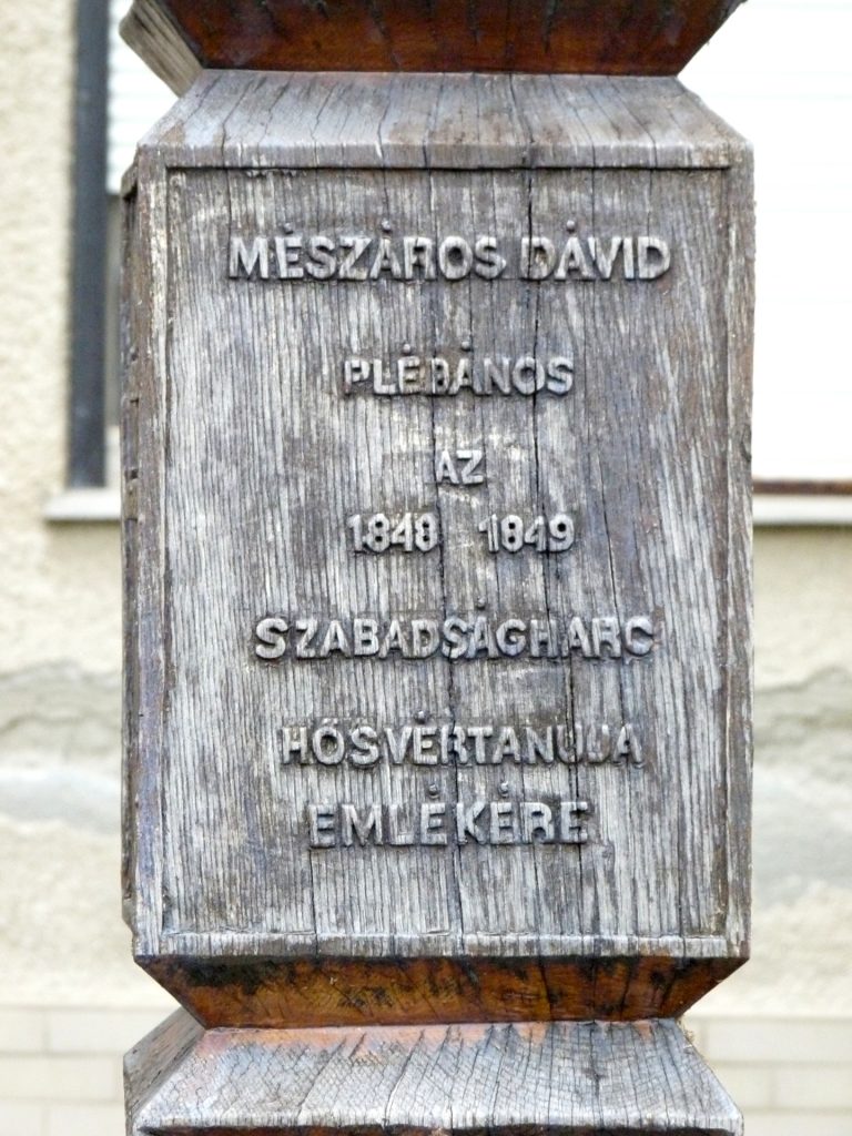 Mészáros Dávid kopjafája