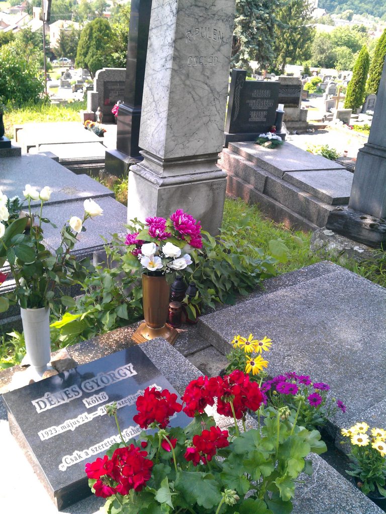 Dénes György költő sírja