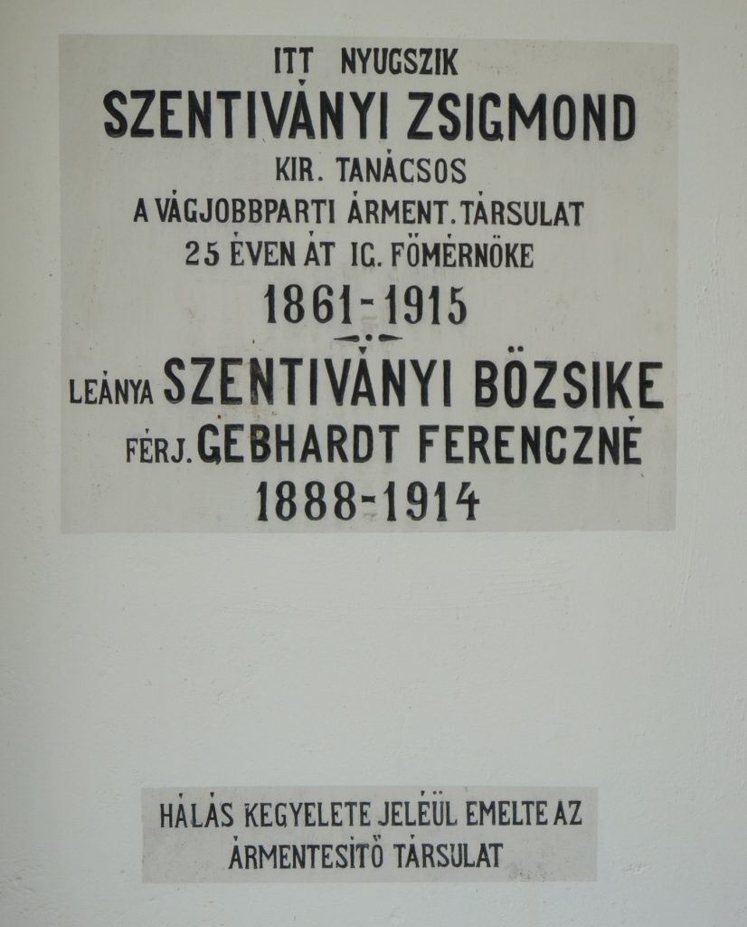 Szentiványi Zsigmond sírja
