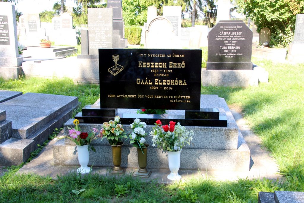 Keszegh Ernő sírja