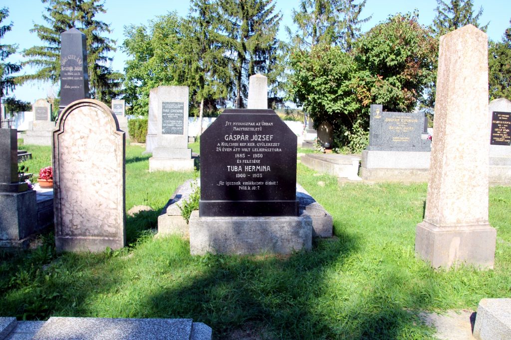Gáspár József lelkipásztor sírja