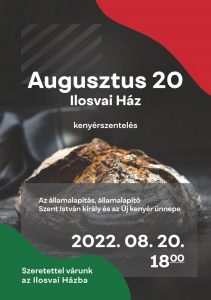 Kenyérszentelés az Ilosvai Házban Kenyérszentelés az Ilosvai Házban