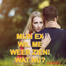 Mijn ex wil me weer zien. Wat kan ik het beste doen? mijn ex wil me zien