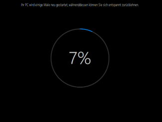 Windows 8.1 wird auf Windows 10 Upgegradet