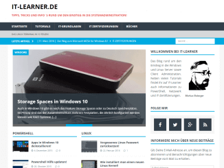 IT-Learner mit neuem Blog Design