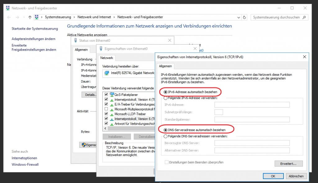 Vergabe einer IPv6 Adresse ITLearner.de