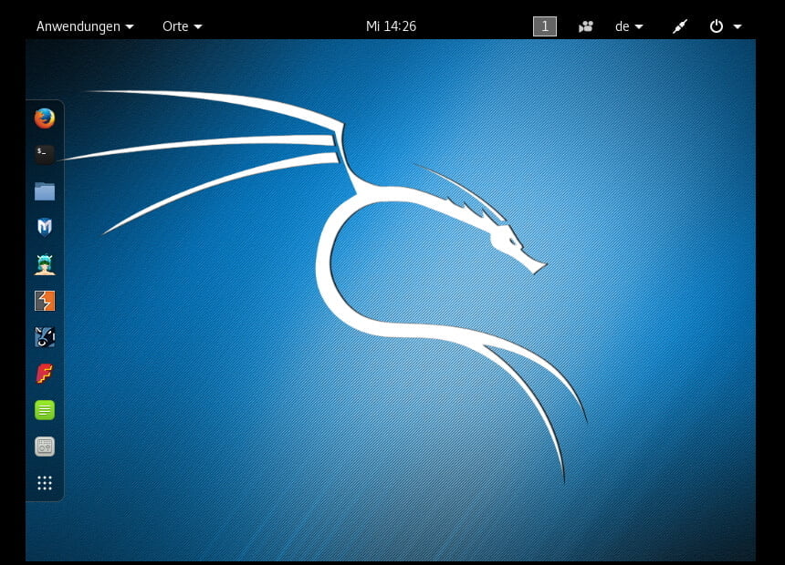Installation der VMware Tools und Kali Linux - Kali Linux mit VMware Tools