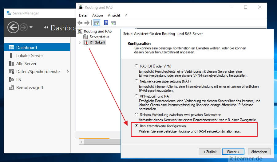 Routing mit dem Server 2016 ITLearner.de