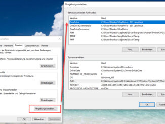 Die Umgebungsvariable Unter Windows 10 Anpassen