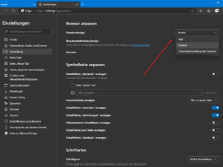 So Verwendet Man Den Dark Mode Im Microsoft Edge Browser Standarddesign ändern