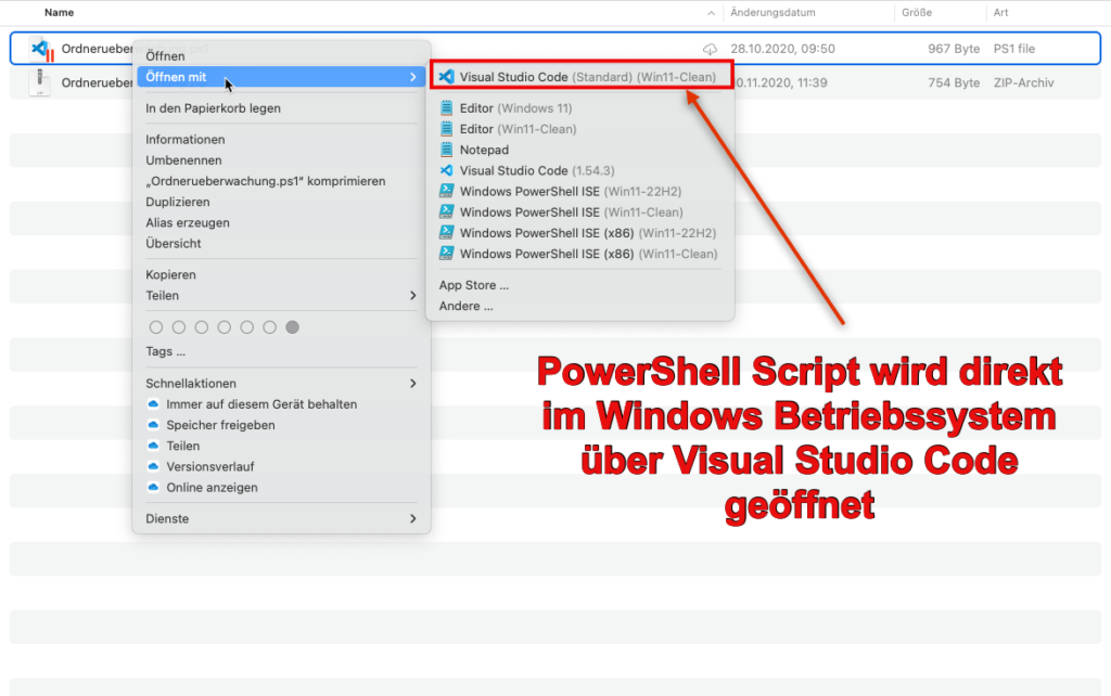 How To - Windows PowerShell auf macOS installieren? 19 PowerShell Script Direkt In Parallels Desktop Öffnen