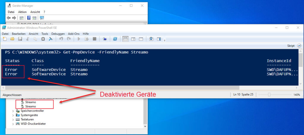 Geräte Mit Der PowerShell Deaktivieren Status Der Deaktivieren Geräte Prüfen | IT-Learner.de Geräte Mit Der PowerShell Deaktivieren Status Der Deaktivieren Geräte Prüfen
