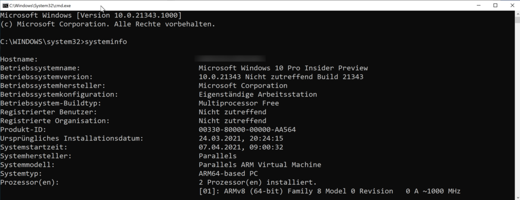 Unter Windows 10 alle Informationen über das System auslesen! 15 Mithife Der Cmd Detaillierte Computerinformationen Auslesen