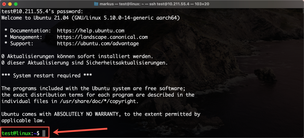Über Ein MacOS Betriebssystem Ein SSH Verinbund Erstellen2
