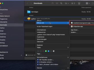 Python Unter MacOS Installieren