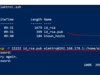 Von Windows 10 SSH Zugriff Ohne Passwort Abfrage Erzeugen Public Key Kopieren
