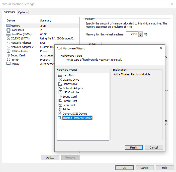 VMWare Workstation TPM Für Windows 11 Hinzufügen 2