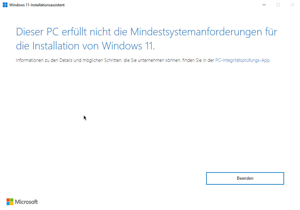 Windows 11 Installationsassistent » IT-Learner.de Windows 11 Installationsassistent