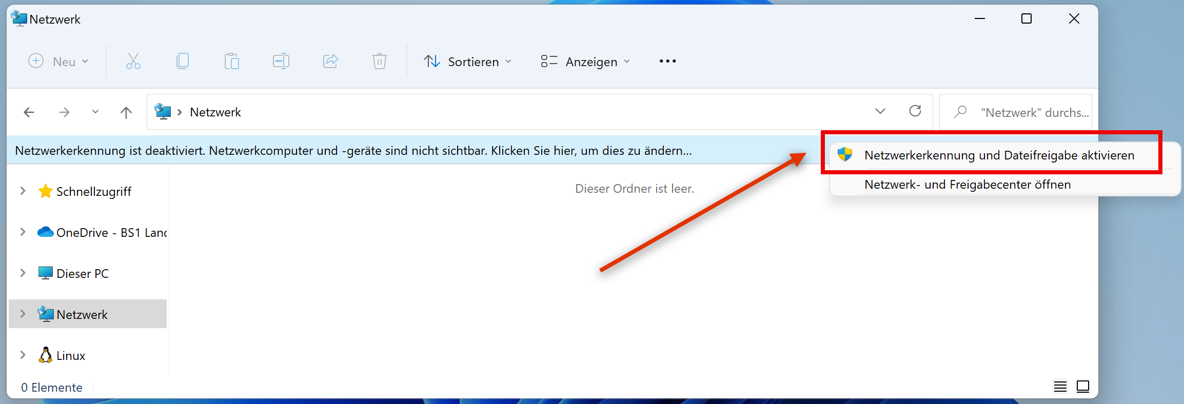 Wie kann man unter Windows 11 auf das Netzwerk zugreifen