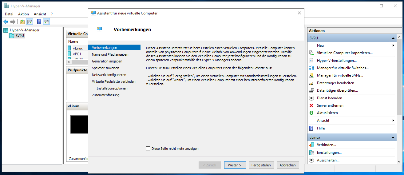 Wie kann man Windows 11 in Hyper-V installieren 13 Unter Hyper-V Windows 11 installieren