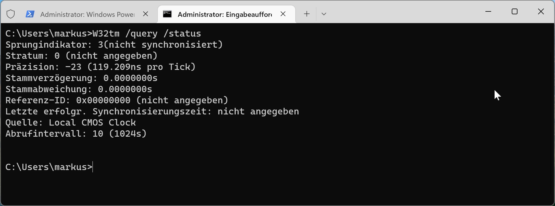 So ändert man den Zeitserver unter Windows 13 Window Zeitserver Status anzeigen