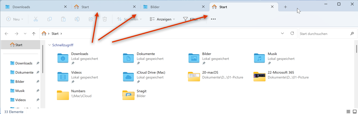 Windows 11 22H2 - Neuerungen, die man kennen sollte 13 Windows 11 22H2 Tabs im Datei-Explorer verfügbar