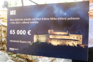Újra van áramszolgáltatás a krasznahorkai várban