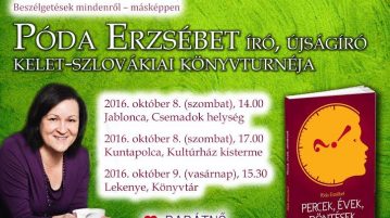 III. Őszi Fesztivál – Póda Erzsébet “Percek, évek, döntések” című könyvének bemutatója