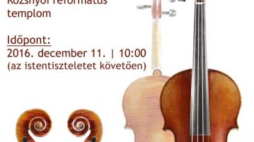 Adventi koncert a református templomban