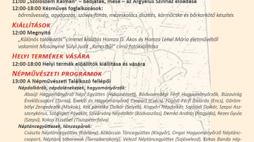 IX. Gömör-Tornai Népművészeti Találkozó Tornabarakonyban