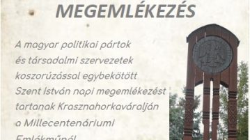Szent István-napi megemlékezés