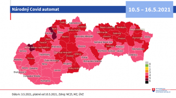 Hétfőtől a legtöbb járás, a Rozsnyói is rózsaszín besorolású lesz