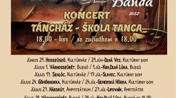 A Sajó Banda nyári táncházai a járásunkban
