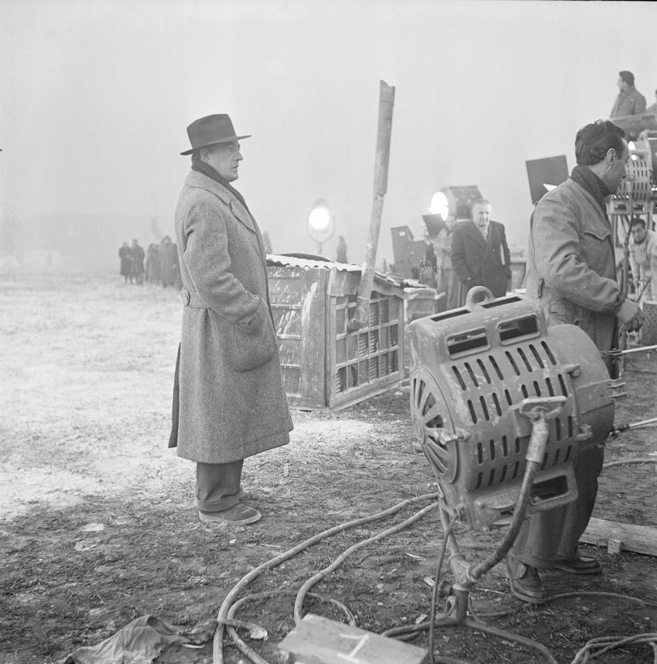 Vittorio De Sica sul set, 13 febbraio 1950, Archivio Publifoto Intesa Sanpaolo