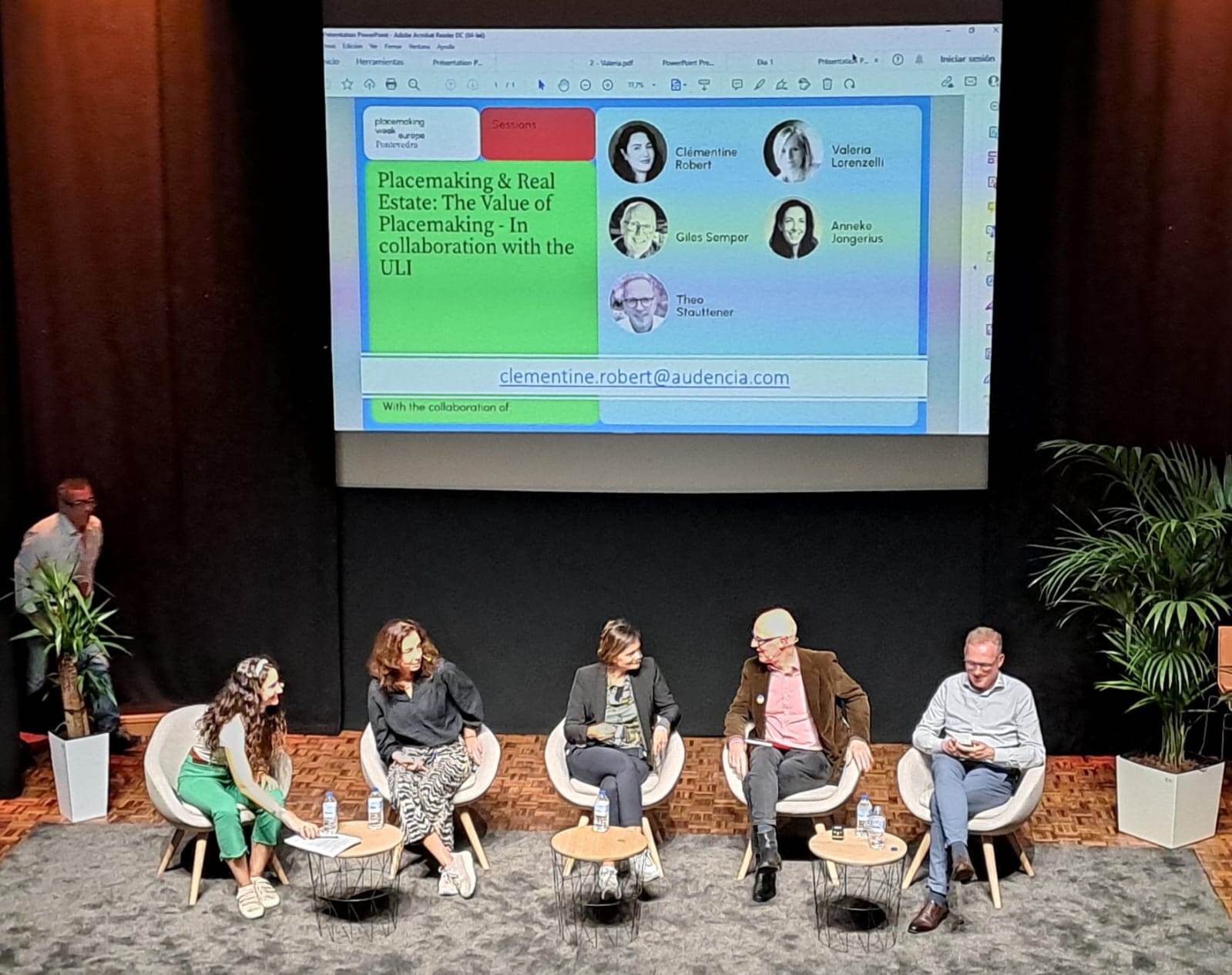 Valeria Lorenzelli alla Placemaking Week Europe 2022 a Pontevedra, Spagna