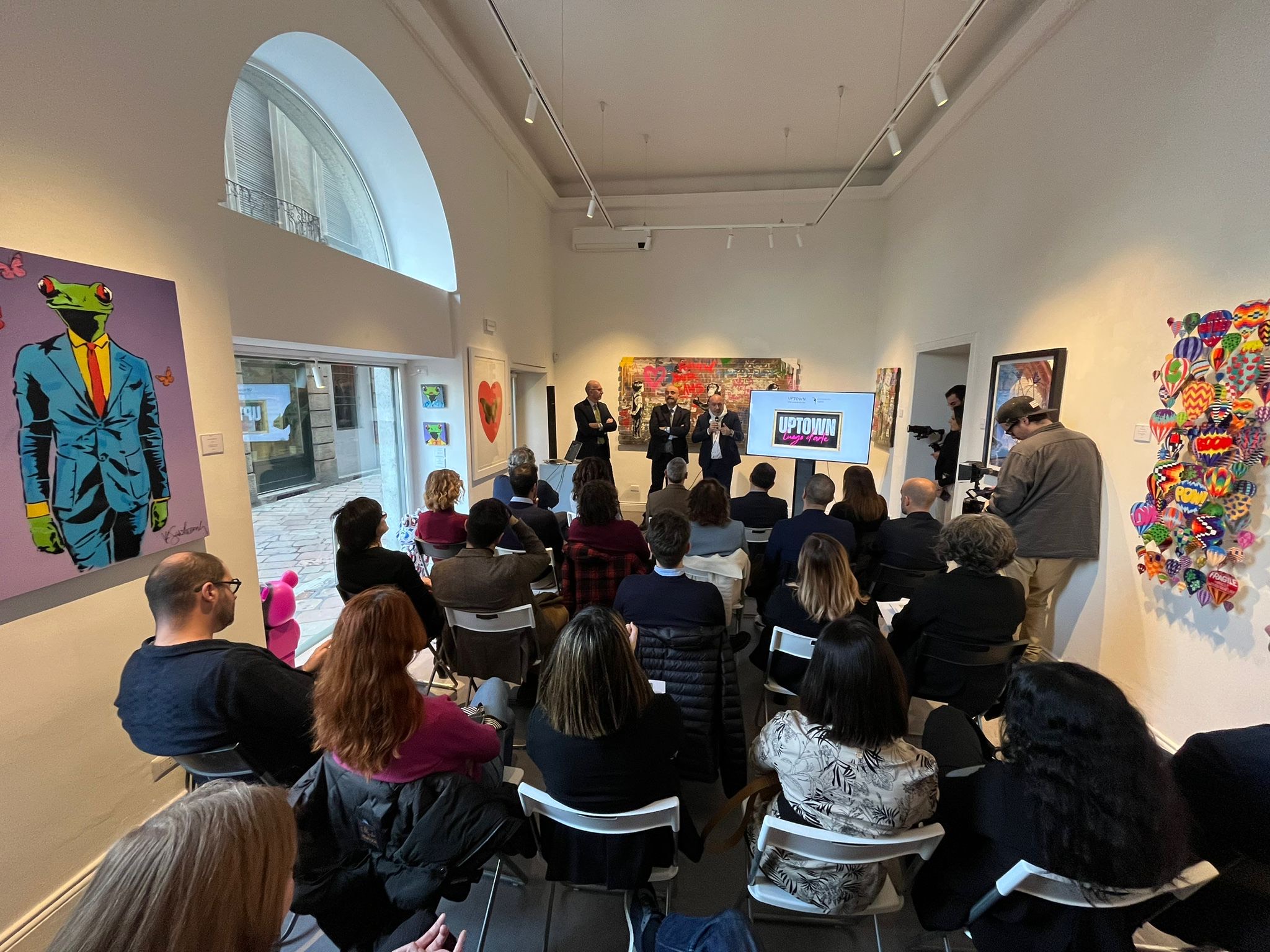 UpTown luogo d'arte, conferenza stampa di presentazione