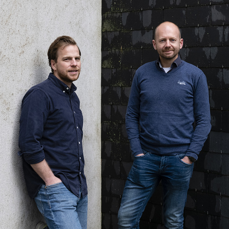 Arnoud Schoofs van Bump en Steven van Olmen van ETIB Arnoud Schoofs van Bump en Steven van Olmen van ETIB