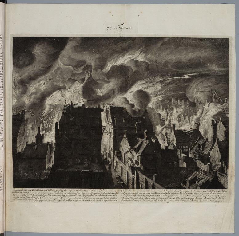 Felle brand op 27 juli 1679 van een Amsterdams stadsdeel, gelegen ...