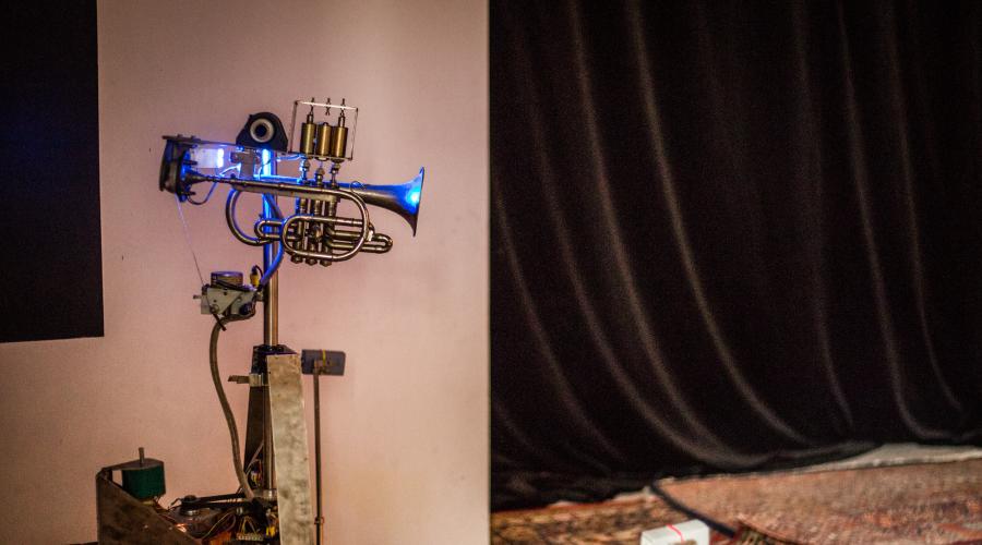 Robot orchestra © Karolina Maruszak Robot orcehstra Logos Foundation