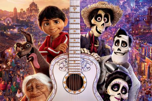 (c) Pixar Animation Studios Coco en zijn reisgenoten