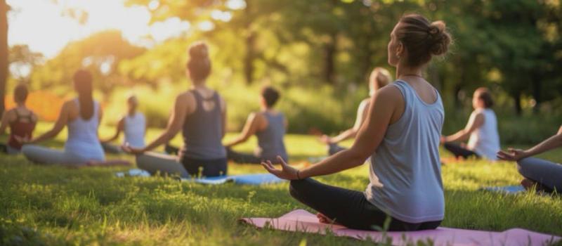 Yoga in openlucht