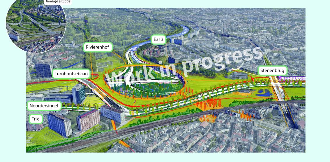 Ontwerp ringpark De Knoop. © Team Intendant