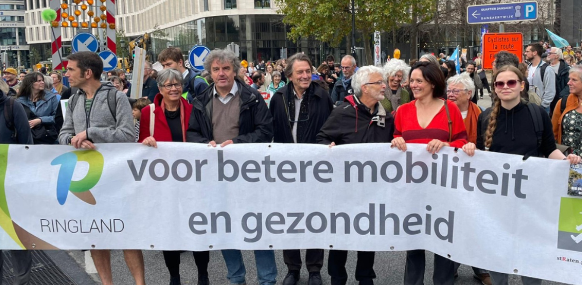 Ringland op de Klimaatmars, oktober 2022.